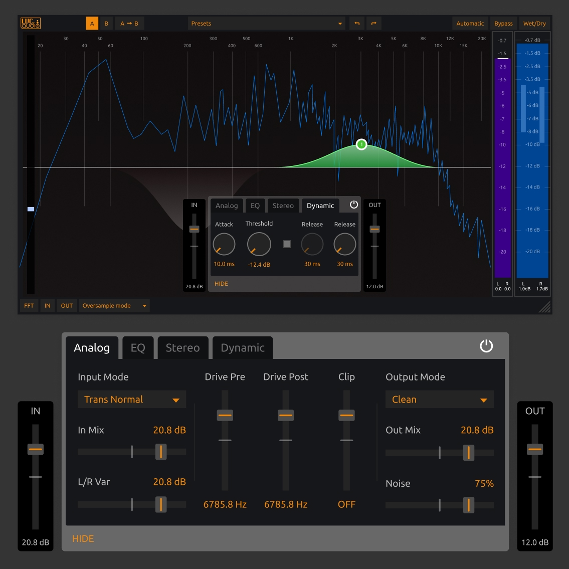 UI Design for LVC Audio